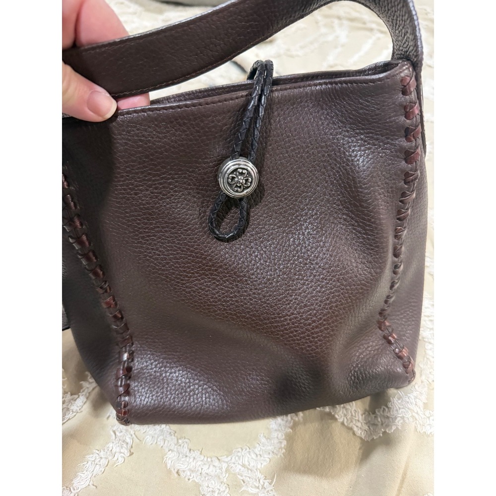brighton‎ brown leather shoulder bag boho